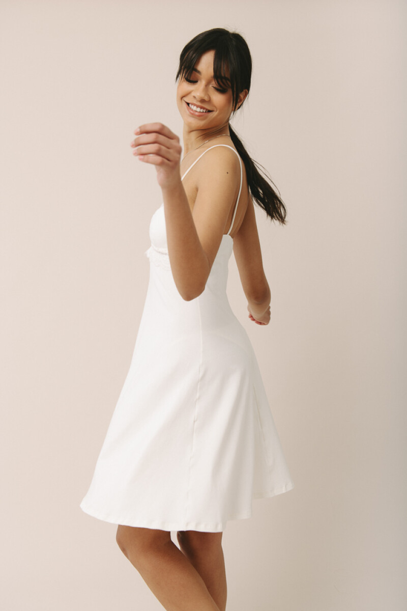 Camisón Avelina [CB11] Algodón Crema