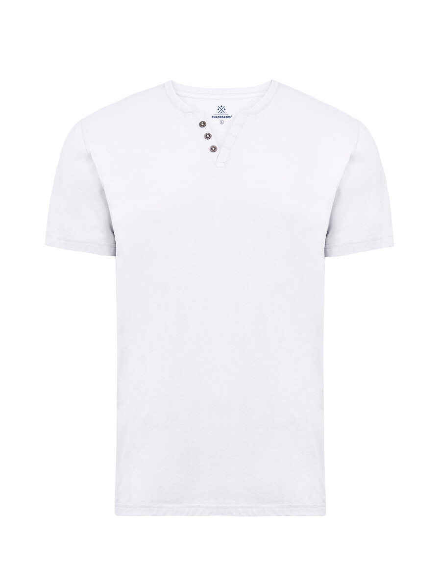 T-shirt lisa - blanco 