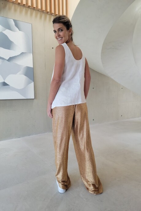Pantalón Shine Dorado