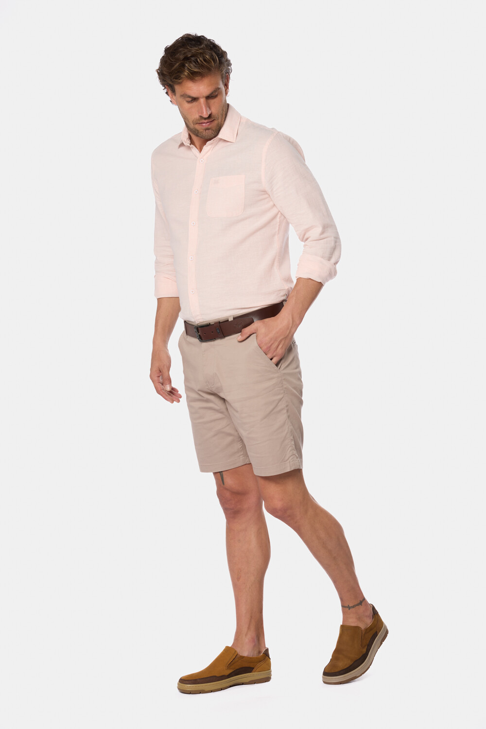 BERMUDA CLASICA Beige
