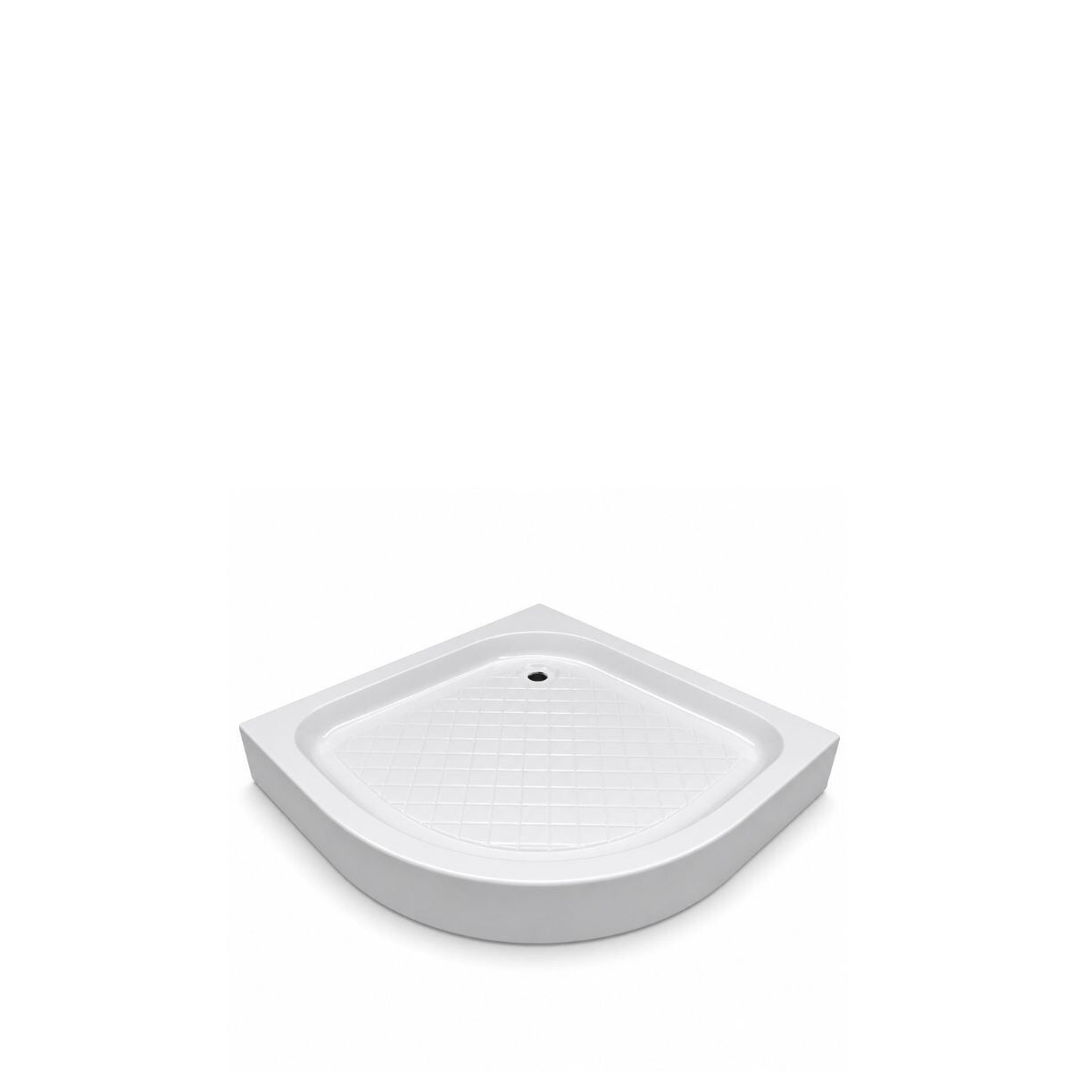 Piso Cabina Curva 90x90 Acrílico Sanitario C/válvula 