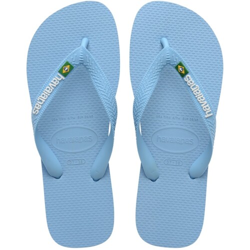 Ojotas Havaianas Brasil Logo Azul