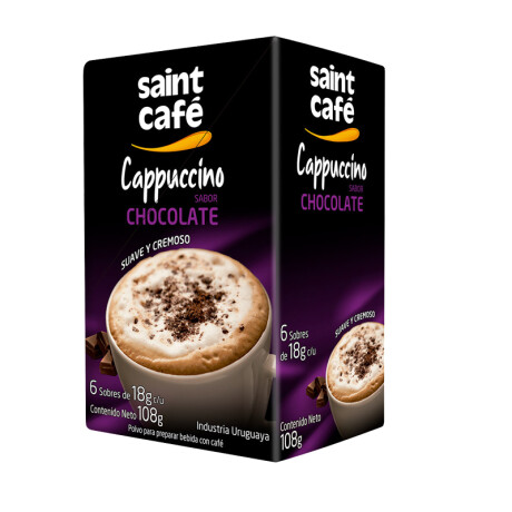 Café SAINT cappuccino stick x6u 18gr Chocolate