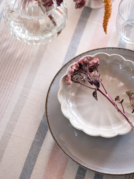 Plato FERDUS Ø27cm porcelana gris Plato FERDUS Ø27cm porcelana gris