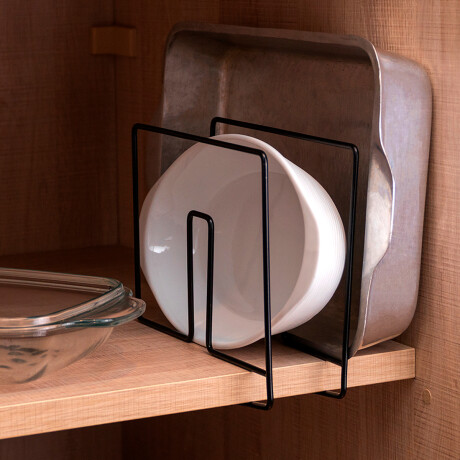 Separador de tapas y bandejas NEGRO