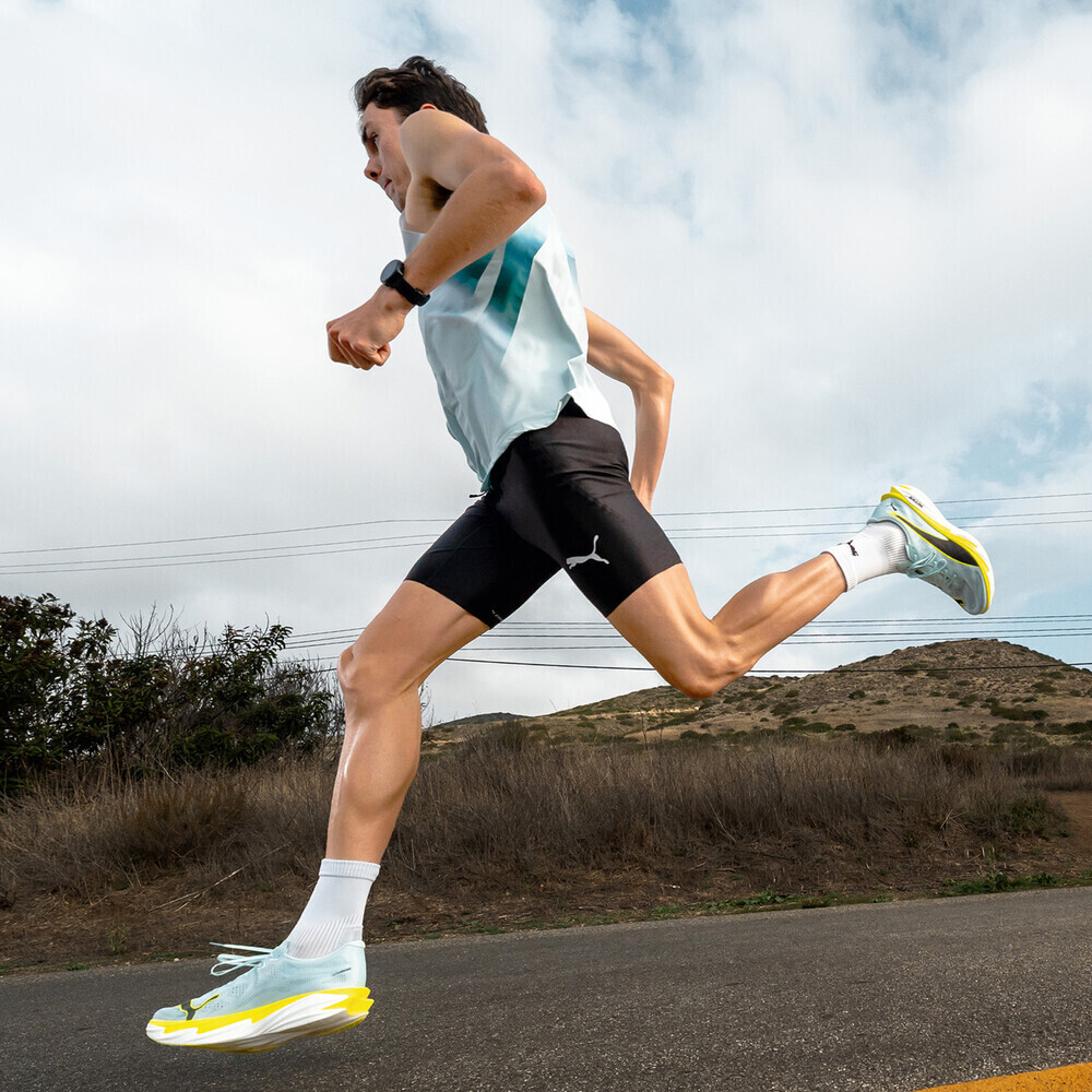 Zapatillas Running Deviate NITRO Elite 4 Hombre Fresh Water-lemon Crush-puma Black-puma White