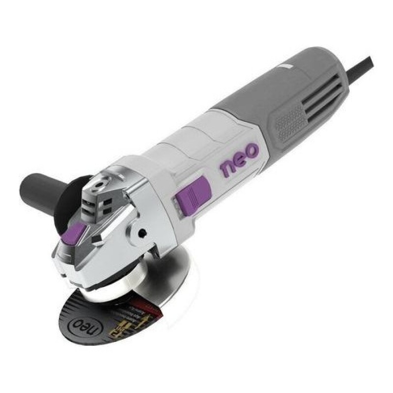 Amoladora angular NEO velocidad variable 125mm 5" 1100W Gris