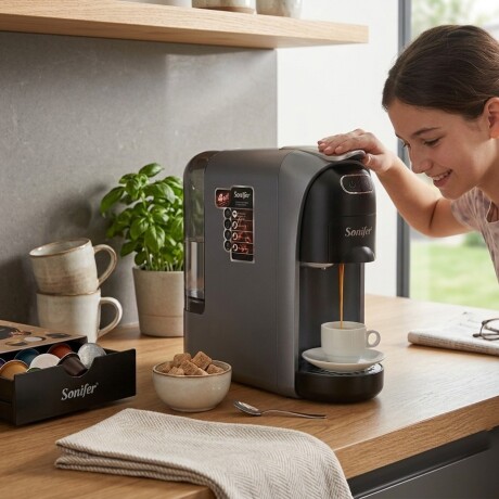 Cafetera Sonifer Sf-3579 Multicápsula 4 En 1 Espresso 20 Bar Cafetera Sonifer Sf-3579 Multicápsula 4 En 1 Espresso 20 Bar
