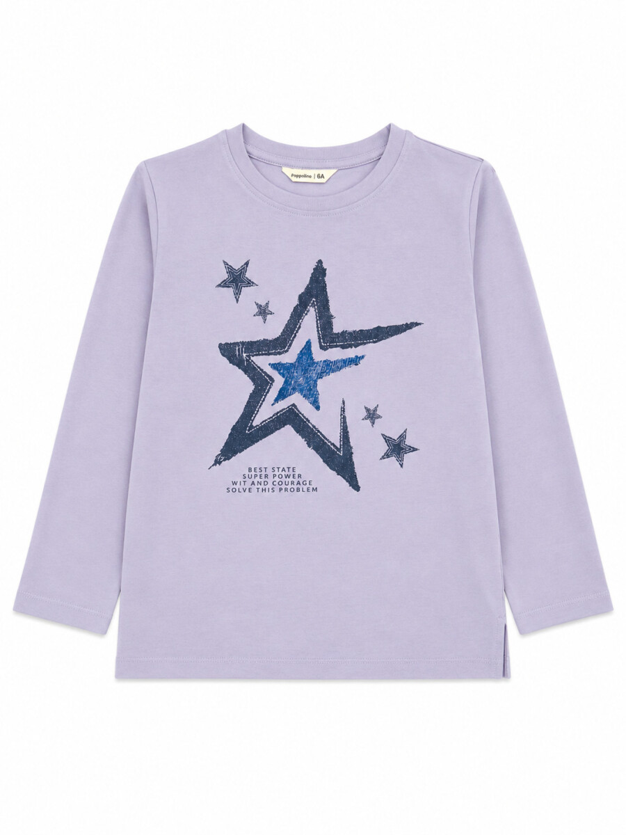 REMERA CLUB REBEL - LILA OSCURO 