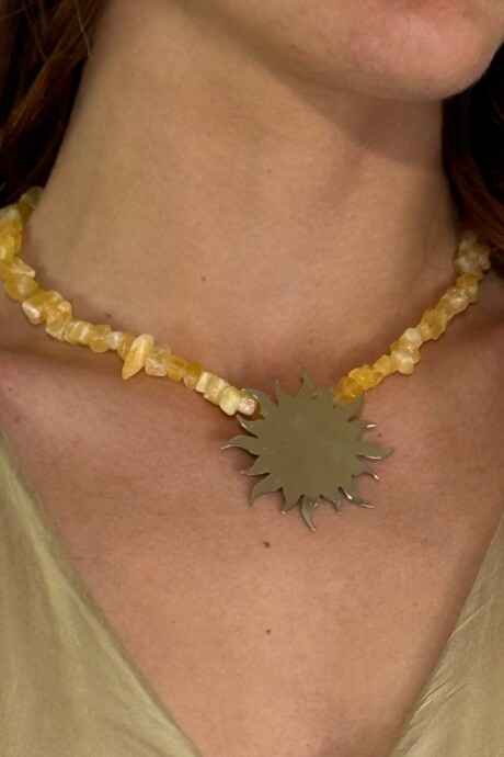 COLLAR SOLEZNO Amarillo