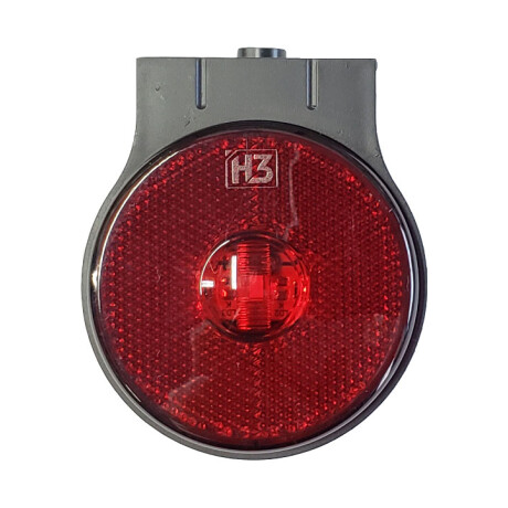 FAROL - LATERAL REDONDO 65MM C/SOPORTE ROJO 12-24V FICHA H3 COMPONENTES FAROL - LATERAL REDONDO 65MM C/SOPORTE ROJO 12-24V FICHA H3 COMPONENTES