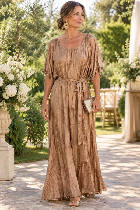 VESTIDO LUNA Canela