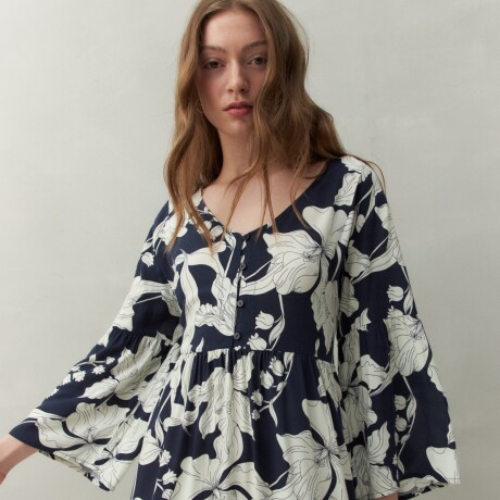 VESTIDO SAMARA Azul Marino