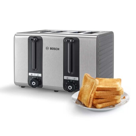 TOSTADOR BOSCH 1800W GRIS TAT7S45 DE 4 PANES INOX
