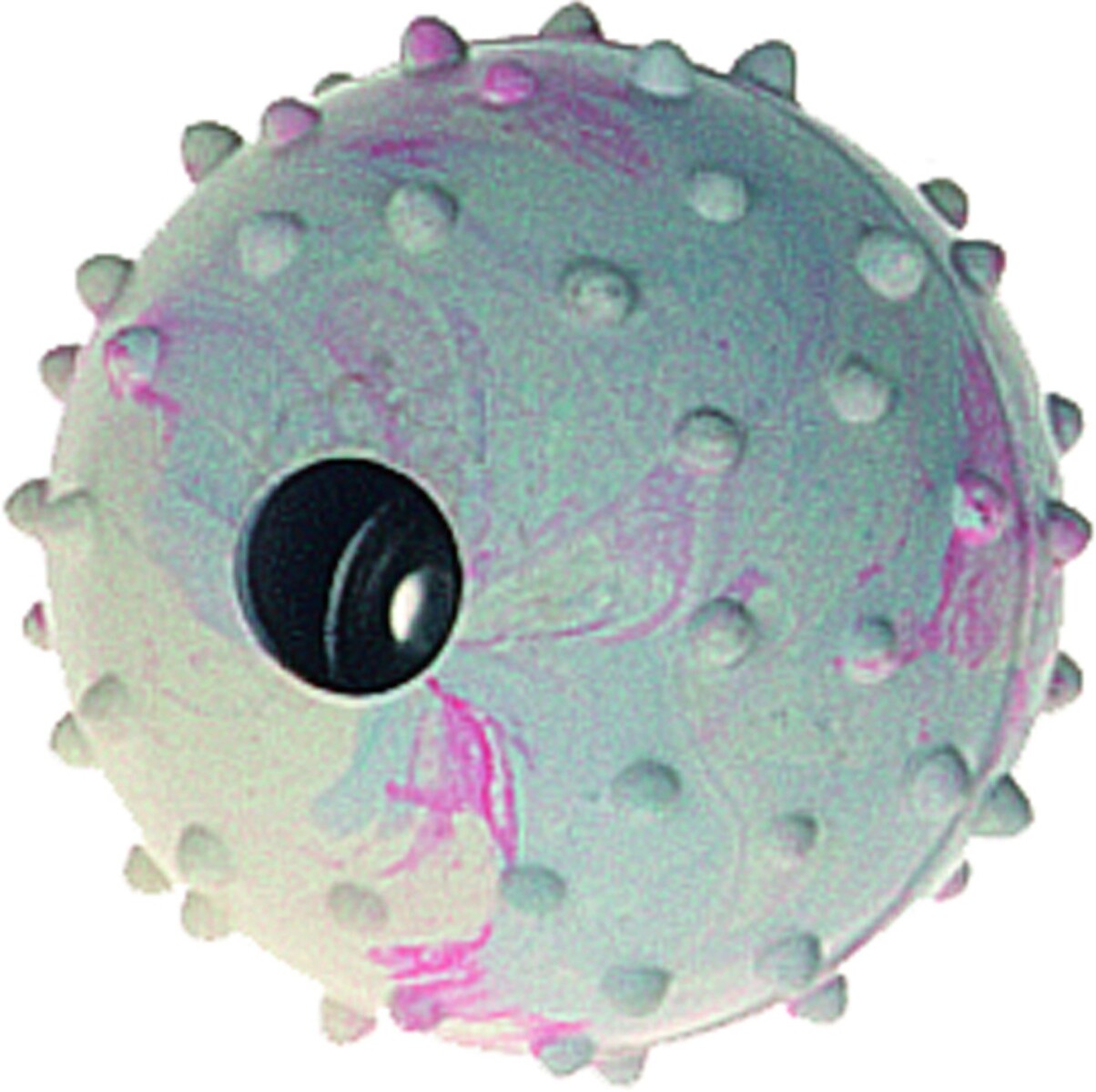 PELOTA DE GOMA FLAMINGO CON CASCABEL 