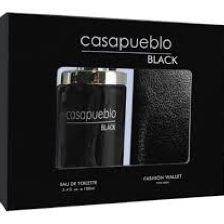 PACK CASA PUEBLO MEN BLACK EDT 100ml + BILLETERA PACK CASA PUEBLO MEN BLACK EDT 100ml + BILLETERA