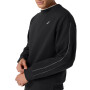 Polera Training Asics Track Club Heritage Crew-Neck Top C Un Performance Black