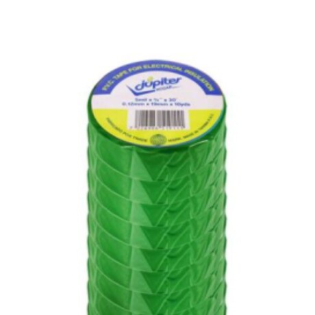 CINTA AISLADORA JUPITER VERDE TUBO X10 0.12MM 19MM CINTA AISLADORA JUPITER VERDE TUBO X10 0.12MM 19MM