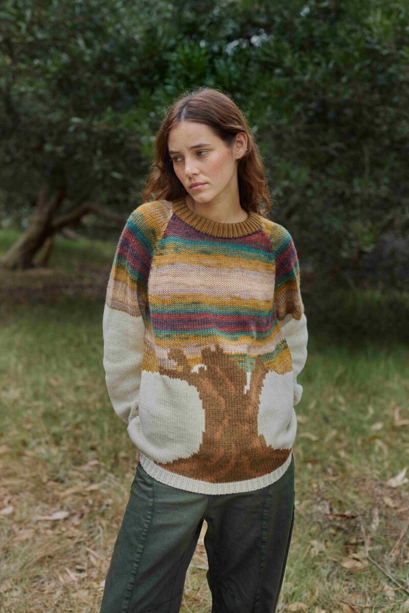 Sweater Arbol Crudo
