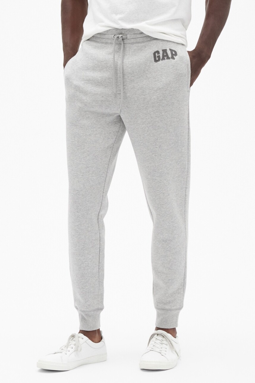 Pantalon Deportivo Logo Gap Light Heather Grey
