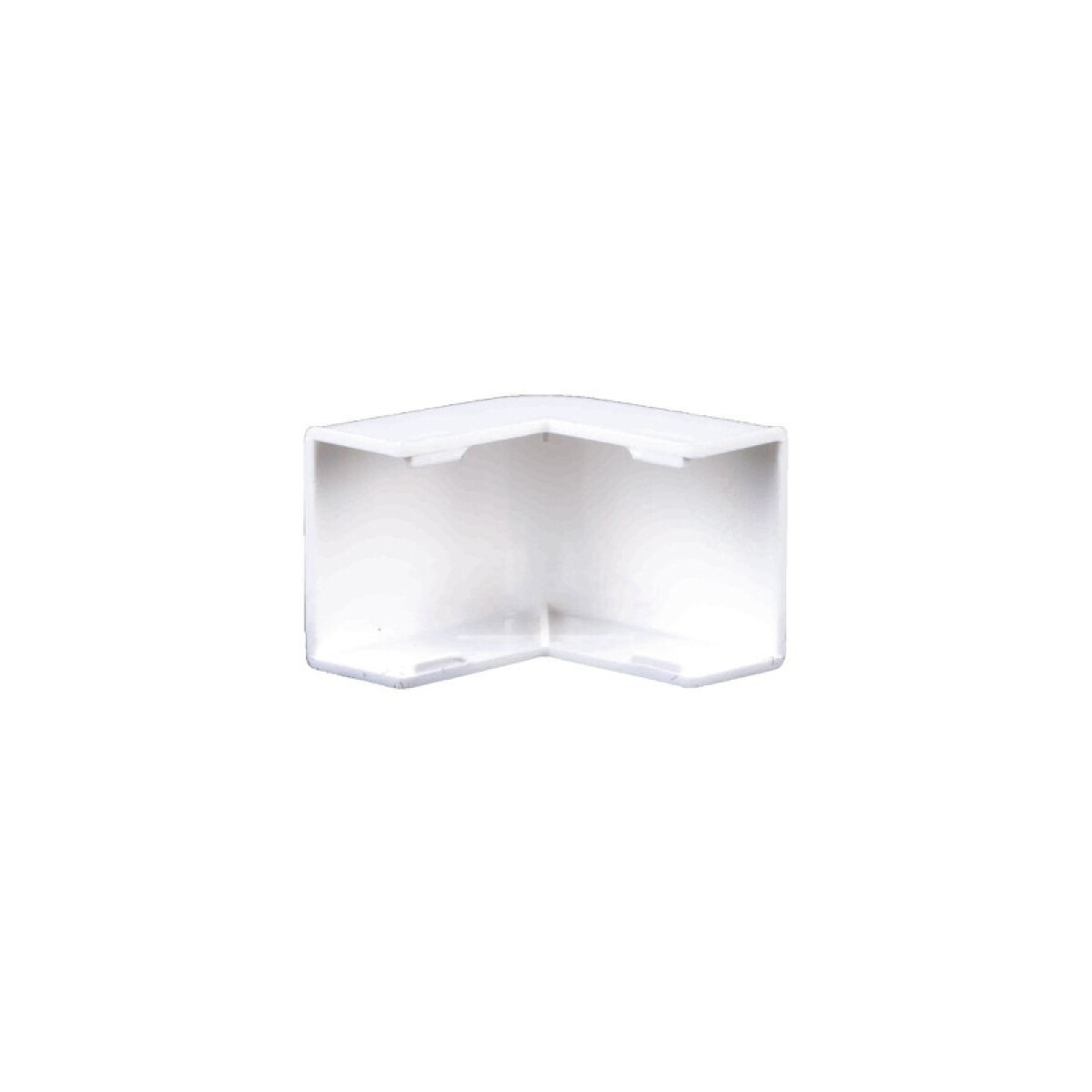 Codo plástico externo 13x7mm blanco - DX0213 