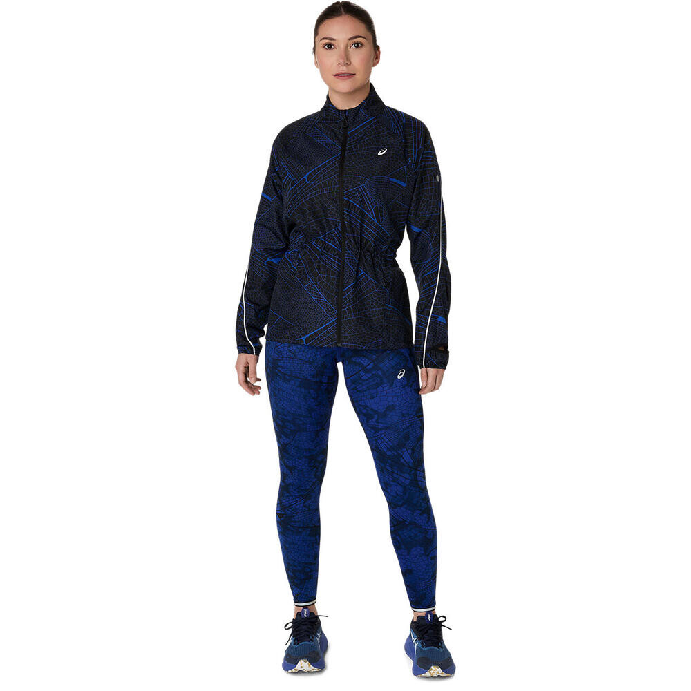 Casaca Running Road Lite-Show Packable Jacket Mujer Performance Black/dark Cobalt