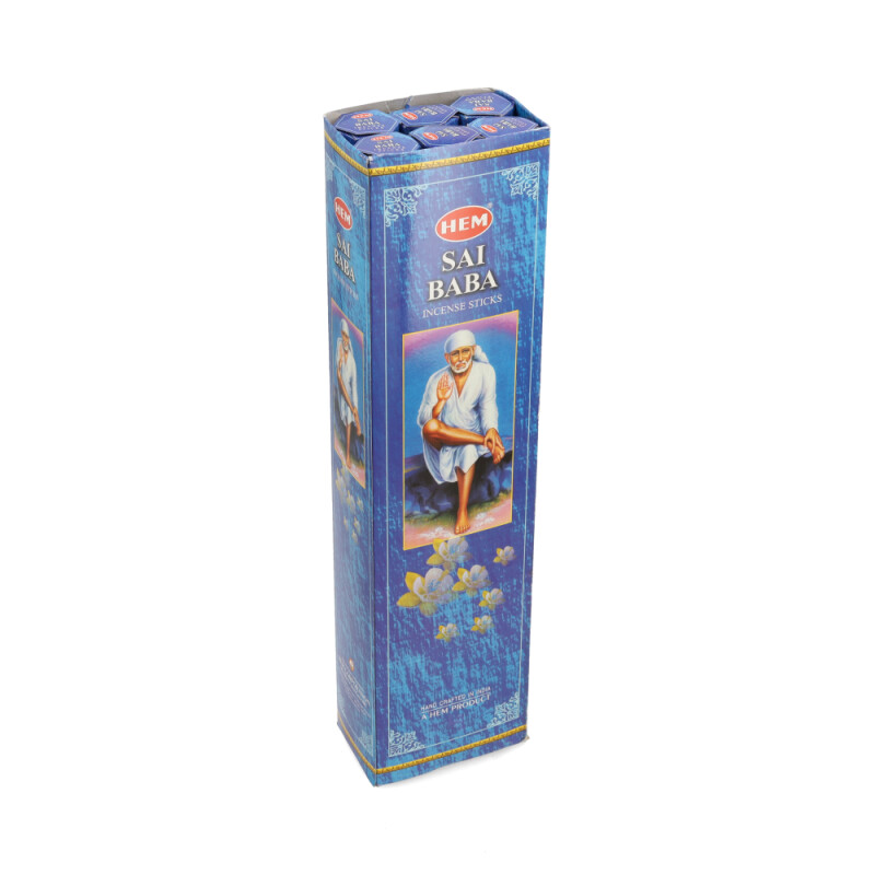 INCIENSO HEXA LARGA HEM CAJA X6 Sai Baba