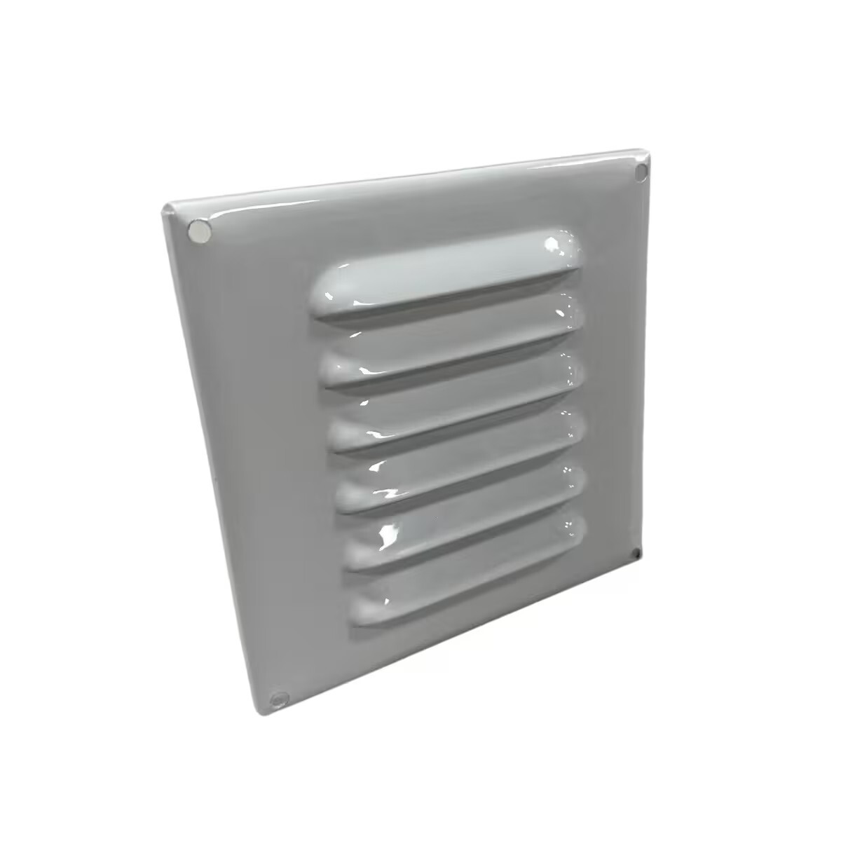 Rejilla Ventilación Metálica 10x10 Sicflux Grueso C/orificio 