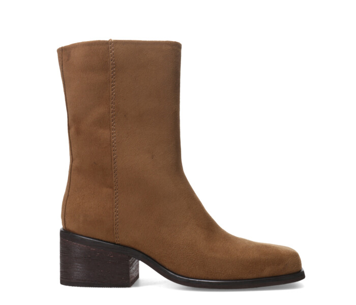 Botas de Mujer Miss Carol Numa Taco Y Punta Cuadrada Marrón