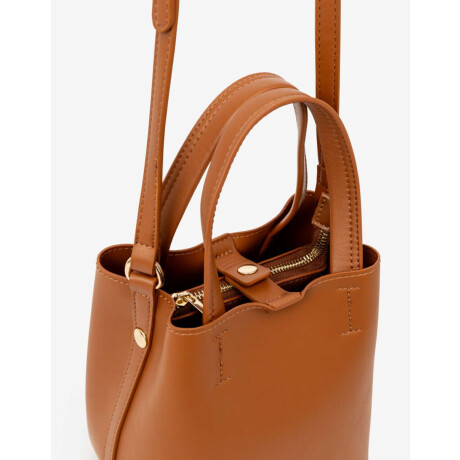 Cartera City Doble Asa Marron Suela