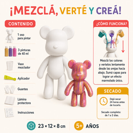Osito Pour Palz Metallic Color Sorpresa Sc