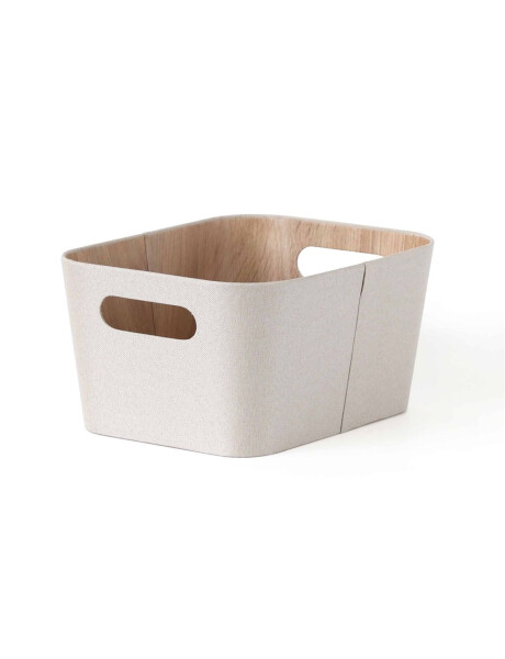 ORGANIZADOR CON ASAS 23X30.5X15.2CM EXT TELA CREMA ORGANIZADOR CON ASAS 23X30.5X15.2CM EXT TELA CREMA