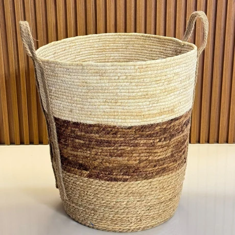 Canasto Cesto Yute Natural Alto 47cm x Ø 40cm Canasto Cesto Yute Natural Alto 47cm x Ø 40cm