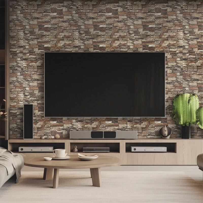 Set x20 Placa De Revestimiento simil piedra GRANITO RÚSTICO OXIDO