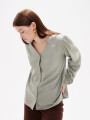 Camisa Blova Verde Azulado
