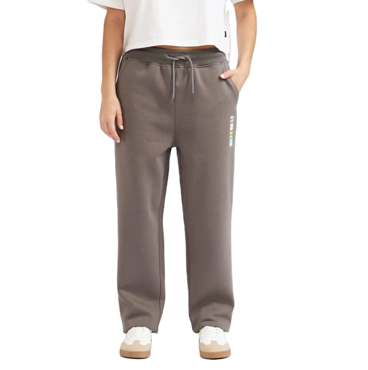 Pantalon Roxy Jogger Con Puño - Marrón 