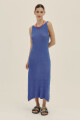 ELI KNIT DRESS Cabo Blue