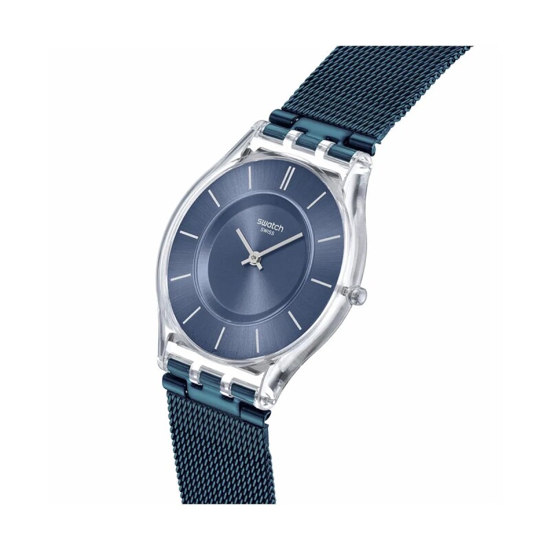 Reloj Swatch SS08K120M Cool Skies de acero Azul