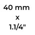 Adaptador 20 x 1/2" H compresión Arangul Adaptador 40 X 1 1/4" H Compresión Arangul