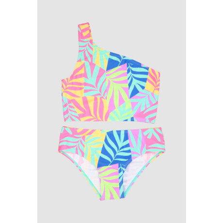 Bikini vintage 8-18a Lurex stripes