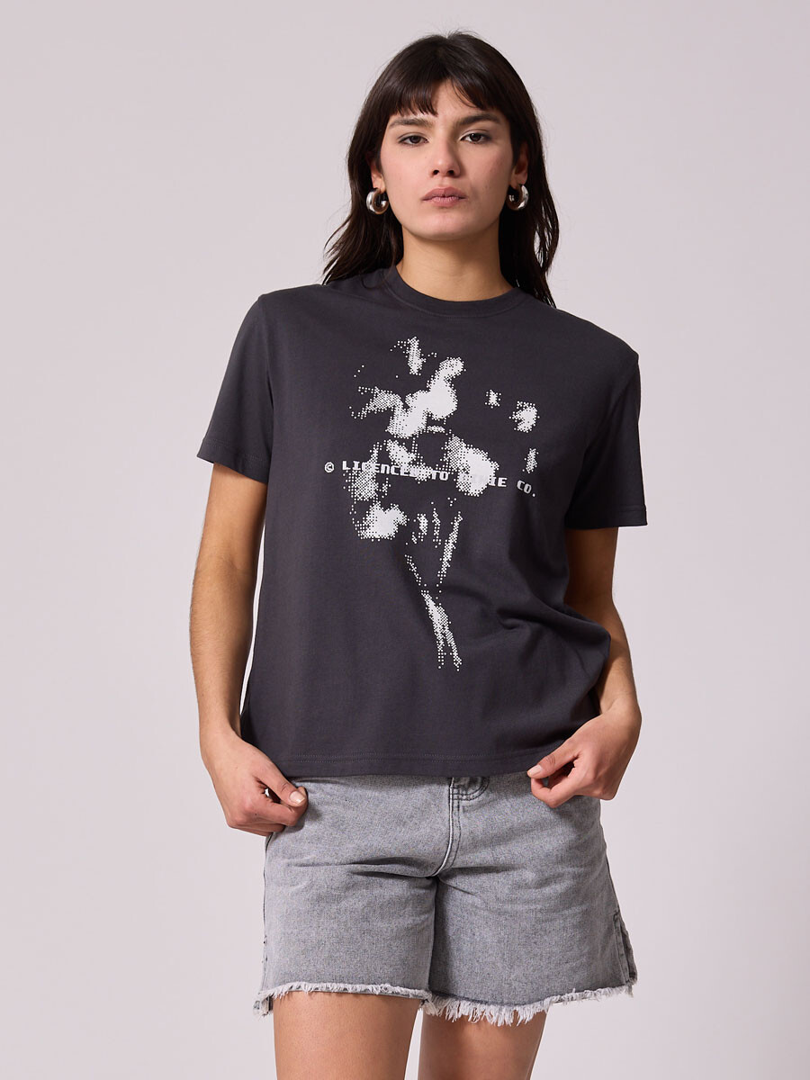 T-SHIRT TIBAN DIXIE Gris Oscuro