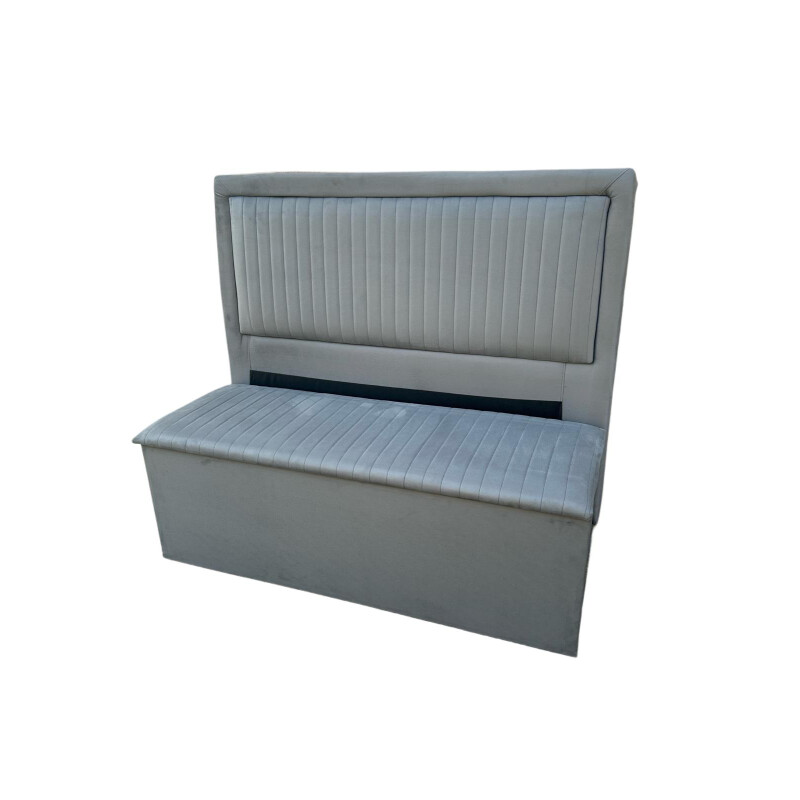 Respaldo Cabecera + Baúl Pie de Cama 2 Plaza color Grafito Respaldo Cabecera + Baúl Pie de Cama 2 Plaza color Grafito