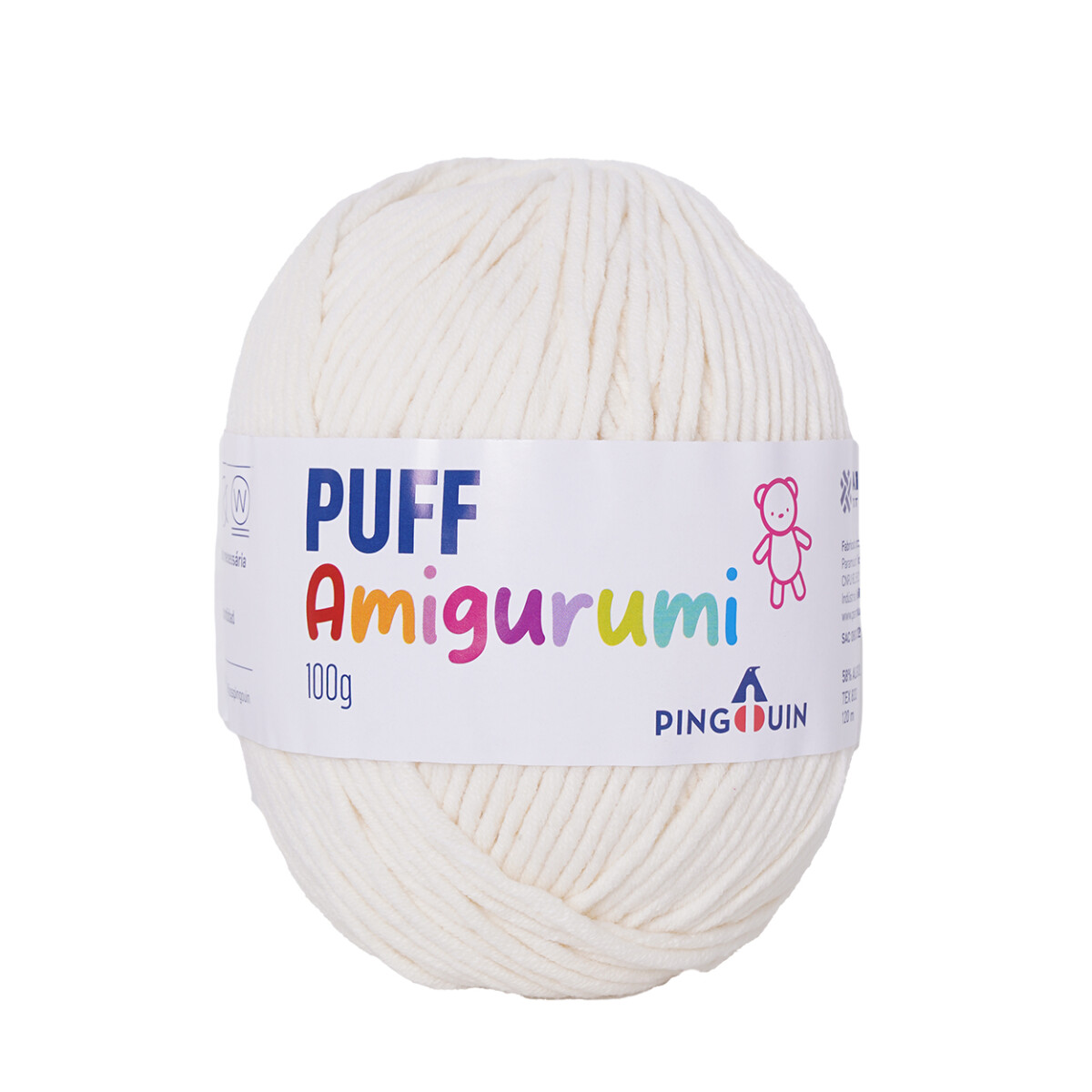 Puff Amigurumi - natural 