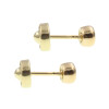Caravanas abridores de oro amarillo 18k con brillantes Caravanas abridores de oro amarillo 18k con brillantes