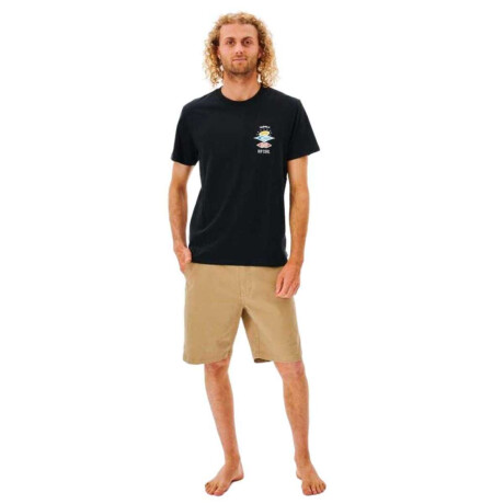 Remera Rip Curl Search Icon Negro