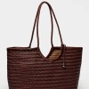 Bolso Ipanema en cuero curtido natural Chocolate