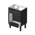 MUEBLE DE BAÑO MODELO IBATE NEGRO SIN TAPA Mueble De Baño Modelo Ibate Negro Sin Tapa