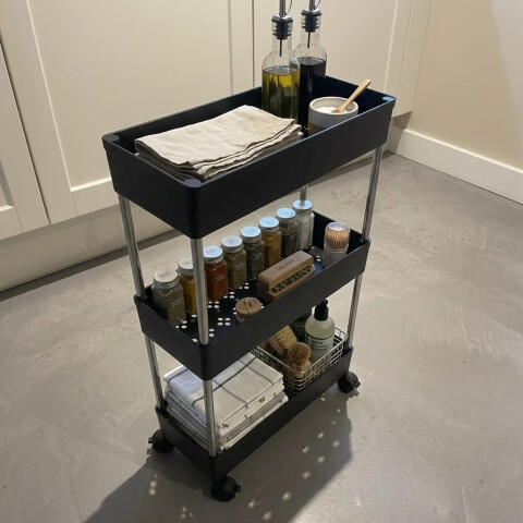 Estante organizador carro angosto 3 niveles Estante organizador carro angosto 3 niveles