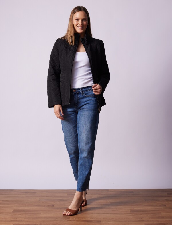 Campera Capitoneada NEGRO