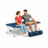 Cama Catre Plegable Camping Playa Aire Libre Aluminio 190 Cm Color Azul